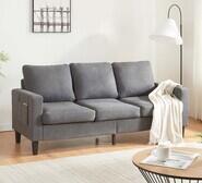 Asher 3 Seater Sofa Grey