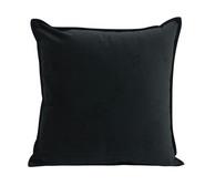 Autumn Velvet Cushion Black