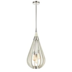 BONITO Pendant Lamp Light Interior ES x 3 Winter Moss Medium Tear Drop OD355mm