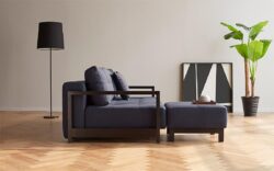 Bifrost deluxe excess queen sofa bed wood arms- innovation living