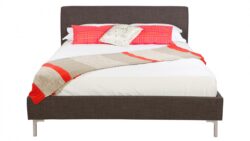 Bono custom upholstered bed with choice of standard base