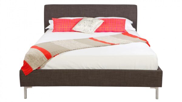 Bono custom upholstered bed with choice of standard base