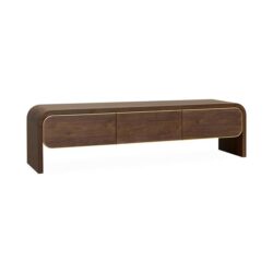 Boran 2m TV Entertainment Unit - Walnut by Interior Secrets - AfterPay Available