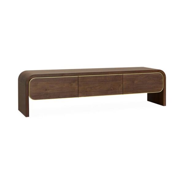 Boran 2m TV Entertainment Unit - Walnut by Interior Secrets - AfterPay Available