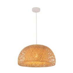 CANASTA Pendant Lamp Light Interior ES 40W Large Bamboo Finish OD450mm x L260mm