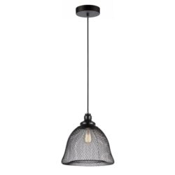 CHEVEUX Pendant Lamp Light Interior ES Black Mesh Bell OD330mm
