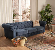 Carlotta 3 Seater Sofa Blue