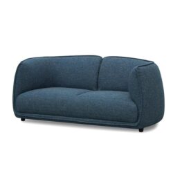 Chapman 2 Seater Fabric Sofa - Dark Blue by Interior Secrets - AfterPay Available