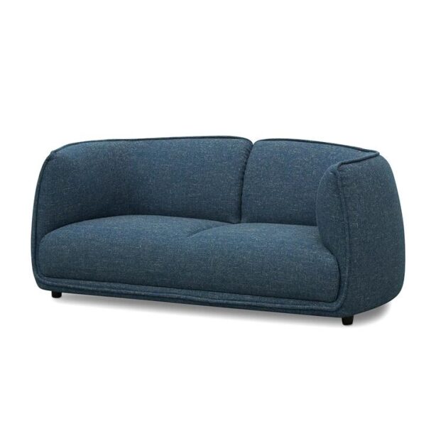 Chapman 2 Seater Fabric Sofa - Dark Blue by Interior Secrets - AfterPay Available