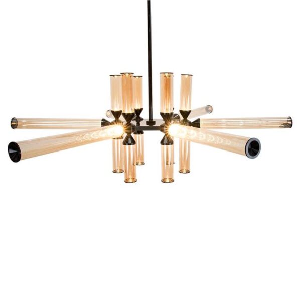Clearance - Glint Led 18 Bulb Pendant Lamp - Black by Interior Secrets - AfterPay Available
