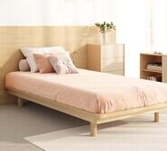 Clover Single Bed Base Neutral