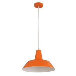 DIVO Pendant Lamp Light Interior ES Orange Angled Dome OD355mm