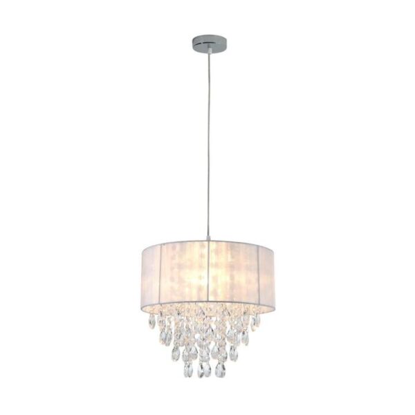 Dahlia Modern Elegant Pendant Lamp Chandelier Ceiling Light - White