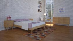 Danish custom timber bed base - quick ship