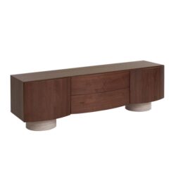Dorit TV Entertainment Unit - Walnut by Interior Secrets - AfterPay Available