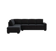 Drake 5 Seater Modular Chaise Black