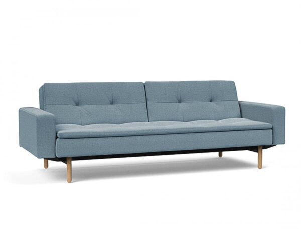 Dublexo king single sofa bed with fabric arms - innovation living