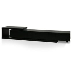 Dwell Extendable TV Entertainment Unit - Full Black by Interior Secrets - AfterPay Available