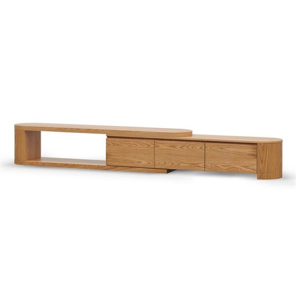 Eliza Extendable TV Entertainment Unit - Natural Oak by Interior Secrets - AfterPay Available