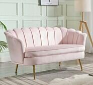 Erky 2 Seater Sofa Pink