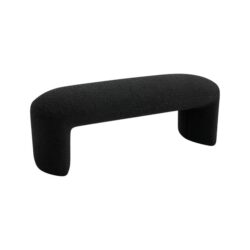 Everet 1.2m Long Ottoman Bench Charcoal Boucle by Interior Secrets - AfterPay Available