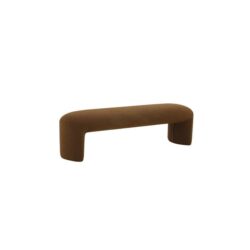 Everet 1.5m Long Ottoman Bench - Brown Boucle by Interior Secrets - AfterPay Available