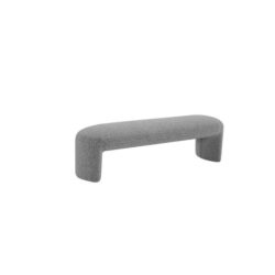 Everet 1.5m Long Ottoman Bench - Pepper Boucle by Interior Secrets - AfterPay Available