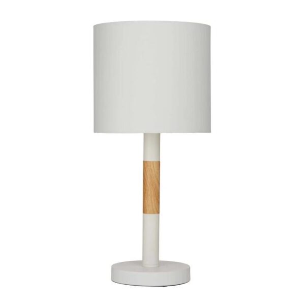 Ex display - Abby Table Lamp White by Interior Secrets - AfterPay Available