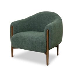 Farina Fabric Armchair - Moss Green by Interior Secrets - AfterPay Available