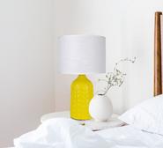 Firshaaz Ceramic Table Lamp Yellow