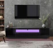 Galland Entertainment Unit Black