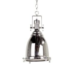 Gelo Classic Vintage Industrial Pendant Light Lamp Chain Cord - Chrome