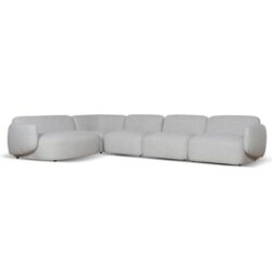 Gosling Left Chaise Modular Sofa - Cloud Grey by Interior Secrets - AfterPay Available