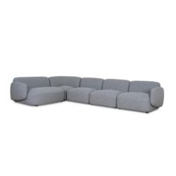 Gosling Left Chaise Modular Sofa - Glacier Grey by Interior Secrets - AfterPay Available