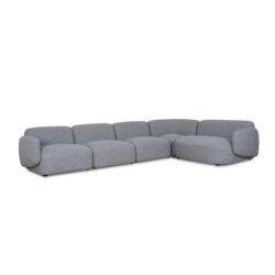 Gosling Right Chaise Modular Sofa - Glacier Grey by Interior Secrets - AfterPay Available