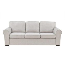 Hamptons 3-Seater Fabric Lounge Sofa - Almond - Almond