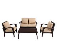 Honolulu 4 Seater Outdoor Lounge Set Brown