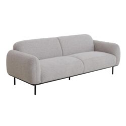 Igor 3 Seater Fabric Sofa - Speckled Grey by Interior Secrets - AfterPay Available