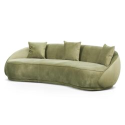 Jake 4 Seater Fabric Sofa - Elegant Sage by Interior Secrets - AfterPay Available