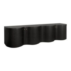 Jaya 2.15m TV Entertainment Unit - Textured Espresso Black by Interior Secrets - AfterPay Available