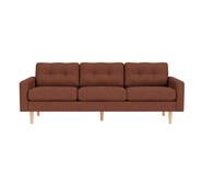 Jazz 3 Seater Sofa Bancroft Merlot