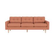 Jazz 3 Seater Sofa Linden Rose