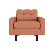 Jazz Armchair Linden Rose 1 Seater