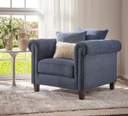 Joplin Armchair Blue 1 Seater