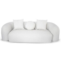 Justus 3 Seater Sofa - Oatmeal Beige by Interior Secrets - AfterPay Available