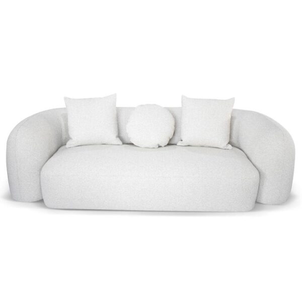 Justus 3 Seater Sofa - Oatmeal Beige by Interior Secrets - AfterPay Available