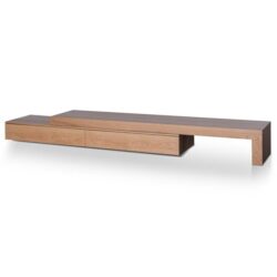 Katherine Extendable Entertainment TV Unit - Natural Oak by Interior Secrets - AfterPay Available