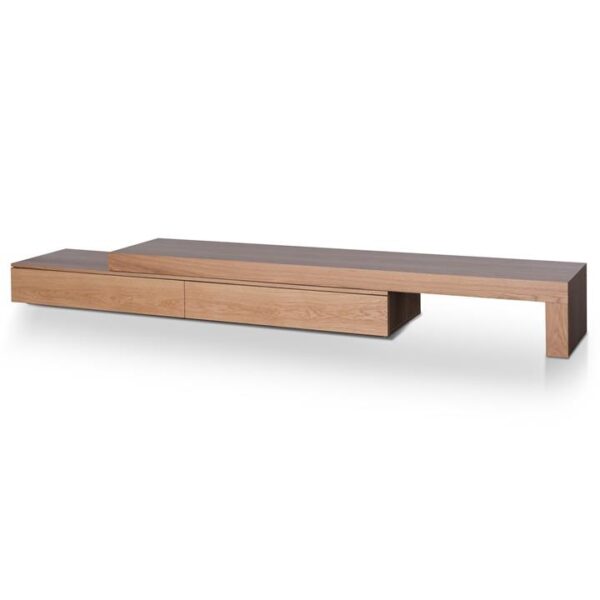 Katherine Extendable Entertainment TV Unit - Natural Oak by Interior Secrets - AfterPay Available