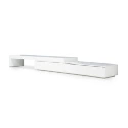 Katherine Extendable TV Entertainment Unit - White Oak by Interior Secrets - AfterPay Available