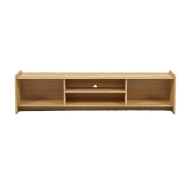 Kornas Wooden Lowline Entertainment Unit TV Stand 159cm W/ 2-Door Natural